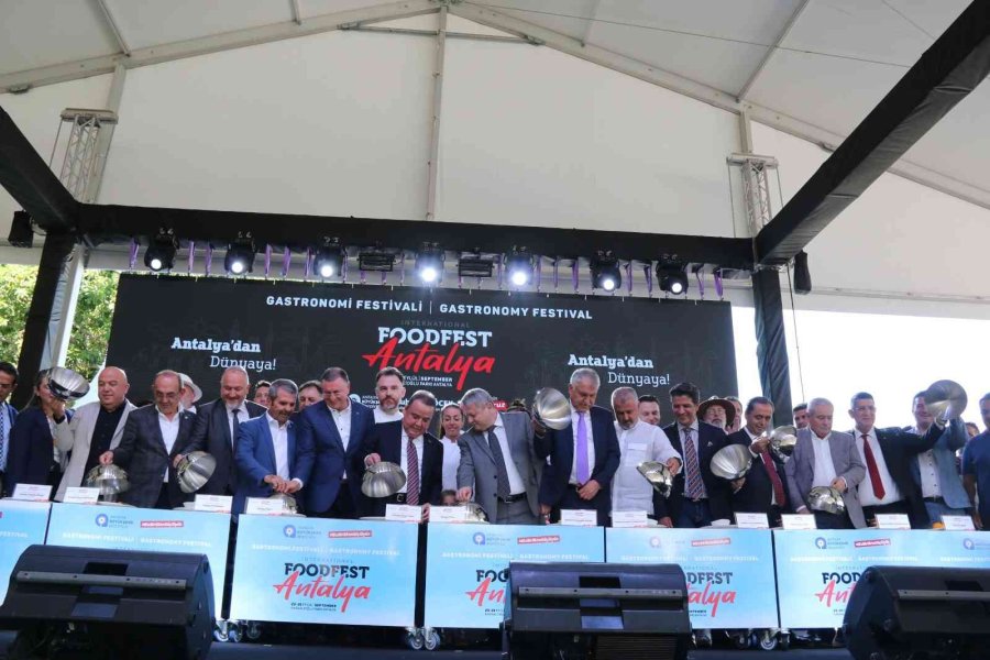 Antalya’da I. Uluslararası Food Fest Kapılarını Açtı