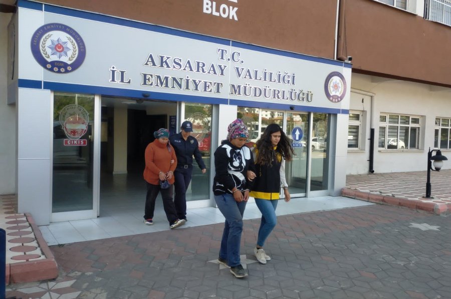 Aksaray’da İnşaattan Hırsızlık Yapan 2 Kadın Yakalandı