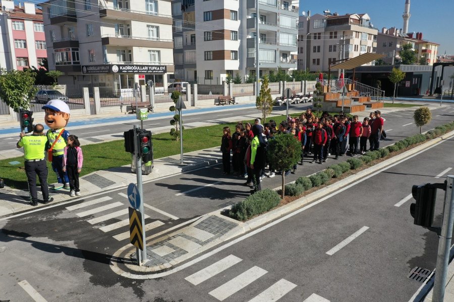 Karatay Trafik Eğitim Parkında Eğitimler Başladı