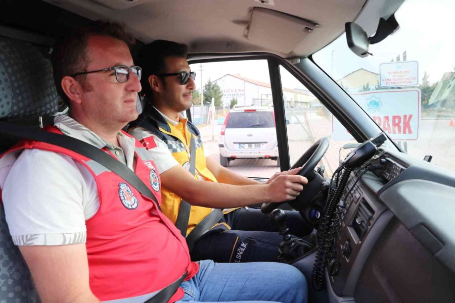 Aksaray’da 112 Ekibine Ambulans Sürüş Eğitimi Verildi