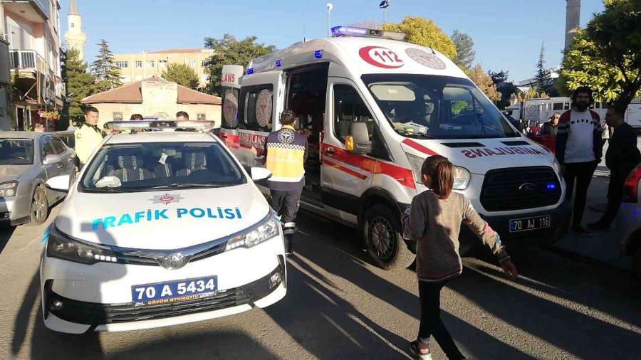 Karaman’da Otomobilin Çarptığı Kız Çocuğu Yaralandı