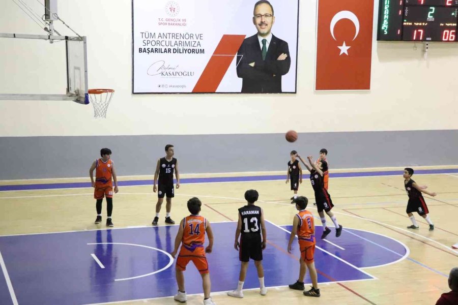 Karaman’da Düzenlenen Basketbol Turnuvası Sona Erdi