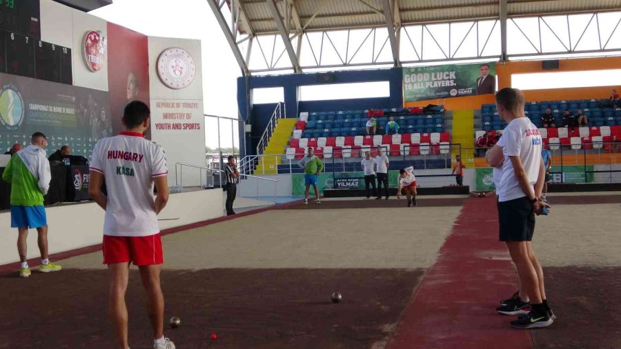 Dünya Tekler-karışık Çiftler Bocce Şampiyonaları, Mersin’de Başladı