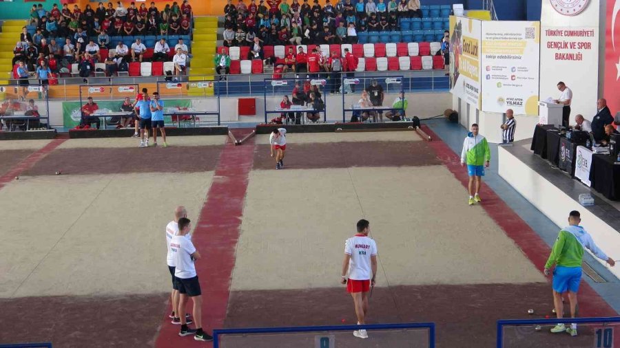 Dünya Tekler-karışık Çiftler Bocce Şampiyonaları, Mersin’de Başladı