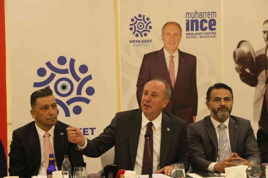 Muharrem İnce: "chp’de Demokrasi Olsaydı Ben Partiden Ayrılmazdım"