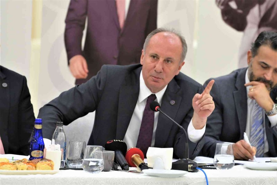 Muharrem İnce: "chp’de Demokrasi Olsaydı Ben Partiden Ayrılmazdım"