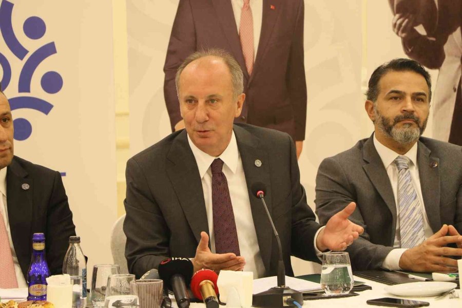 Muharrem İnce: "chp’de Demokrasi Olsaydı Ben Partiden Ayrılmazdım"