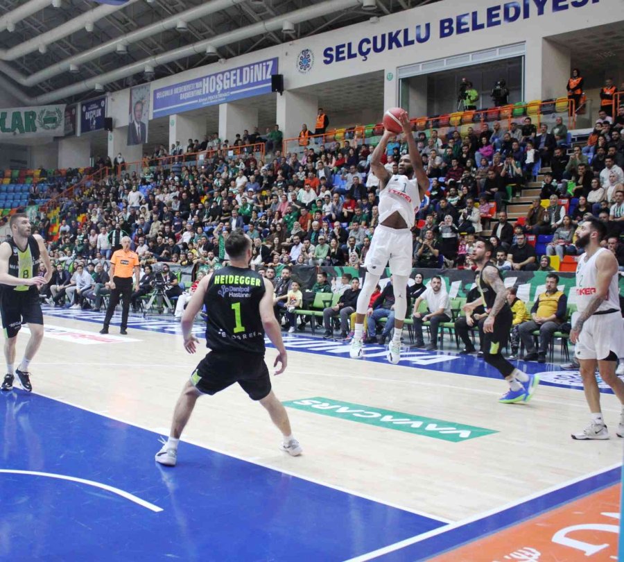 Basketbol Süper Ligi: Konyaspor Basketbol: 91 - Merkezefendi Belediyesi: 92