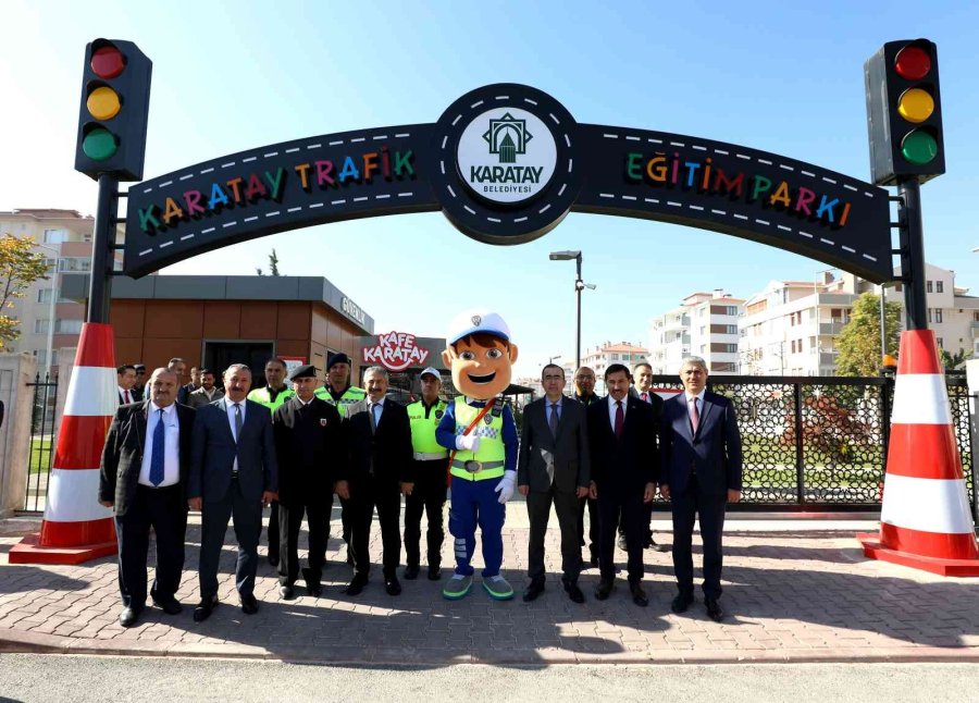 Karatay Trafik Eğitim Parkında Eğitimler Sürüyor