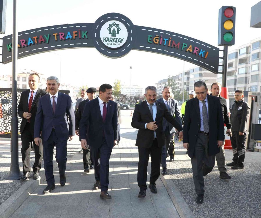 Karatay Trafik Eğitim Parkında Eğitimler Sürüyor