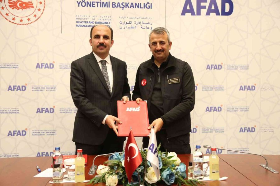 Konya Büyükşehir Ve Afad Arasında Türkiye’ye Örnek İş Birliği