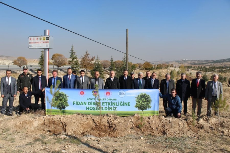 Konya Cumhuriyet Başsavcılığı’ndan Fidan Dikimi