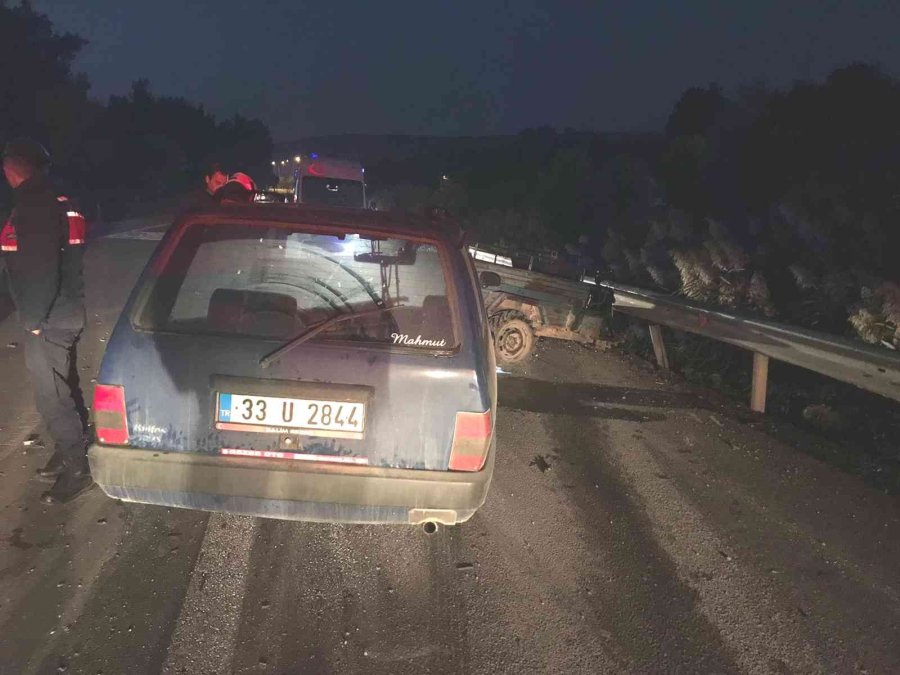 Mersin’de Trafik Kazası: 2 Yaralı