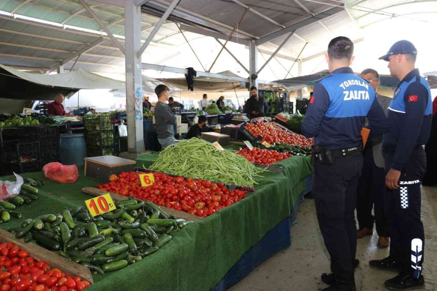 Toroslar’da Semt Pazarlarında Gramaj Ve Etiket Denetimi