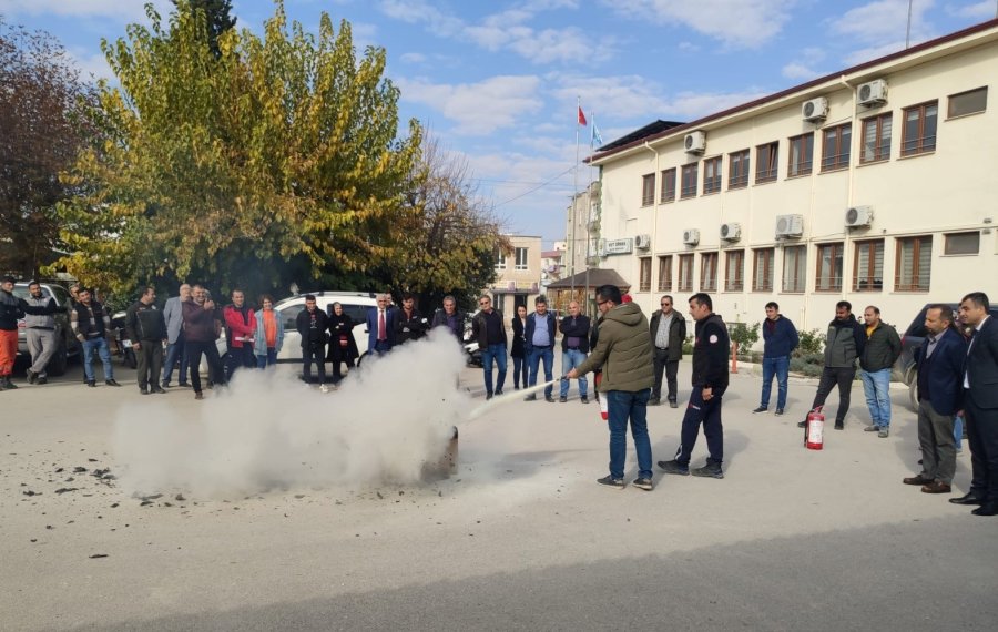 Anamur Ve Mut Orman İşlet Müdürlüklerinde Yangın Tatbikatı Yapıldı