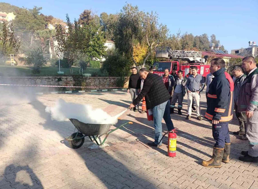 Anamur Ve Mut Orman İşlet Müdürlüklerinde Yangın Tatbikatı Yapıldı