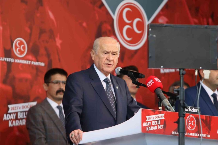 Mhp Genel Başkanı Bahçeli: "saraçhane Kumpası Tutmaz"