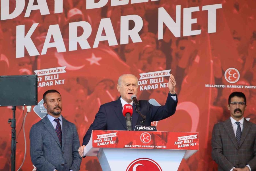 Mhp Genel Başkanı Bahçeli: "saraçhane Kumpası Tutmaz"