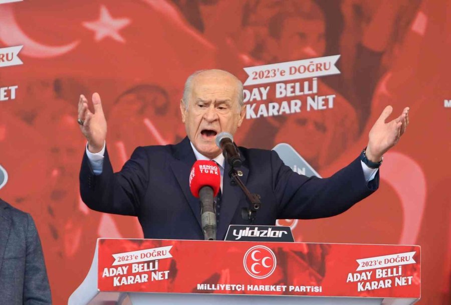 Mhp Genel Başkanı Bahçeli: "saraçhane Kumpası Tutmaz"