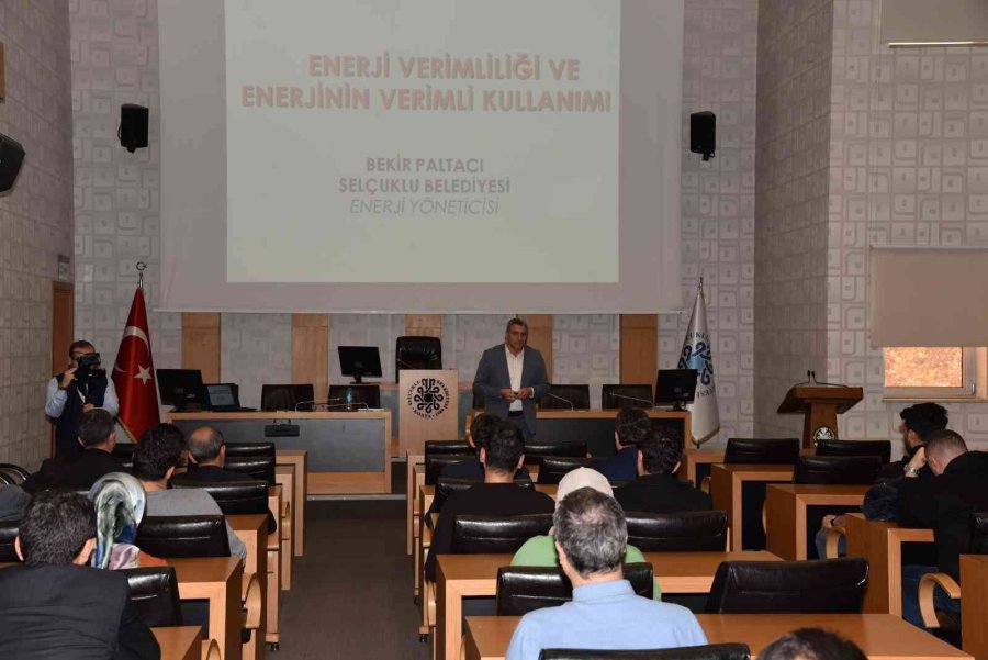 Selçuklu Belediyesi’nden Personele Enerji Verimliliği Eğitimi