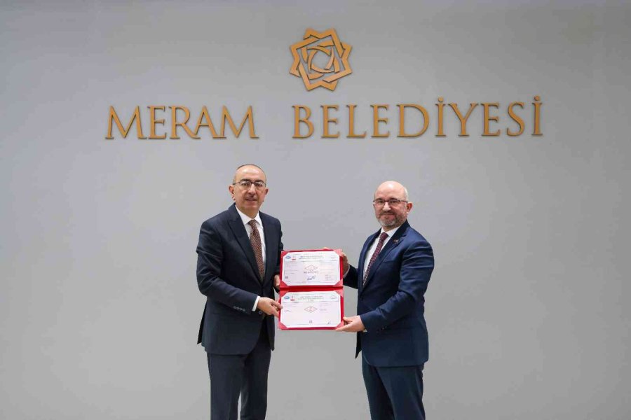 Meram Belediyesine Enerji Yönetim Sistemi Sertifikası