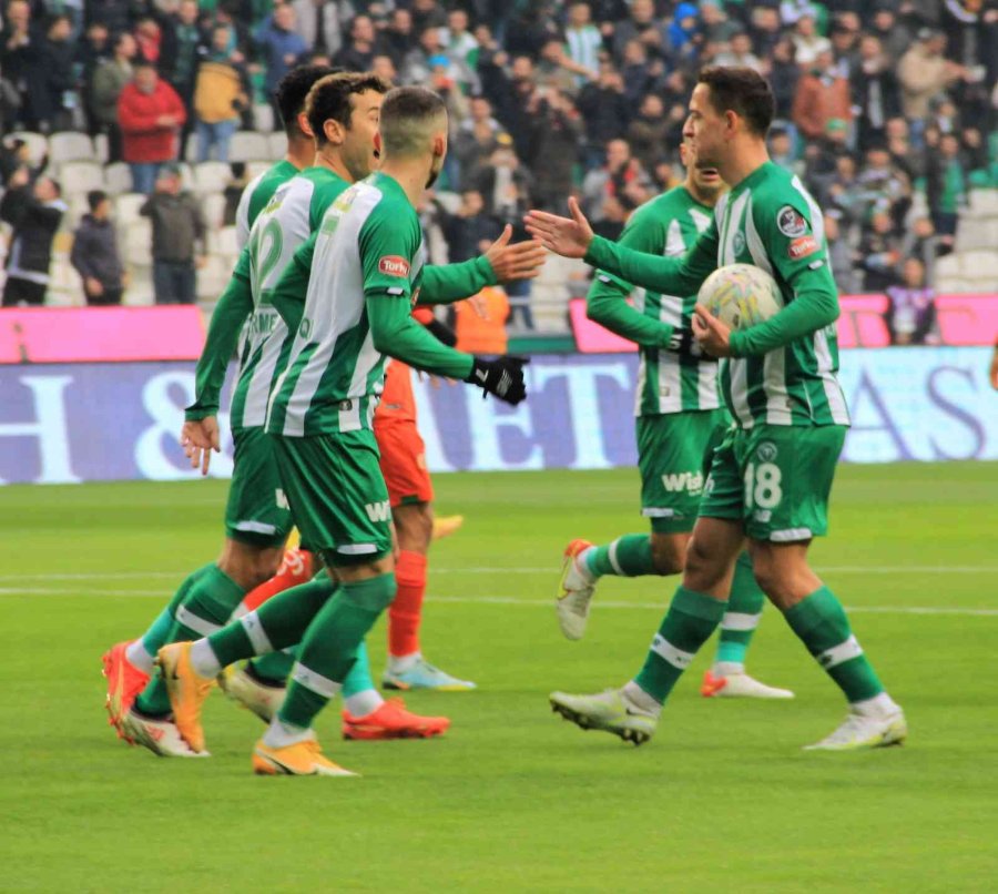 Spor Toto Süper Lig: Konyaspor: 1 - Alanyaspor: 0 (ilk Yarı)