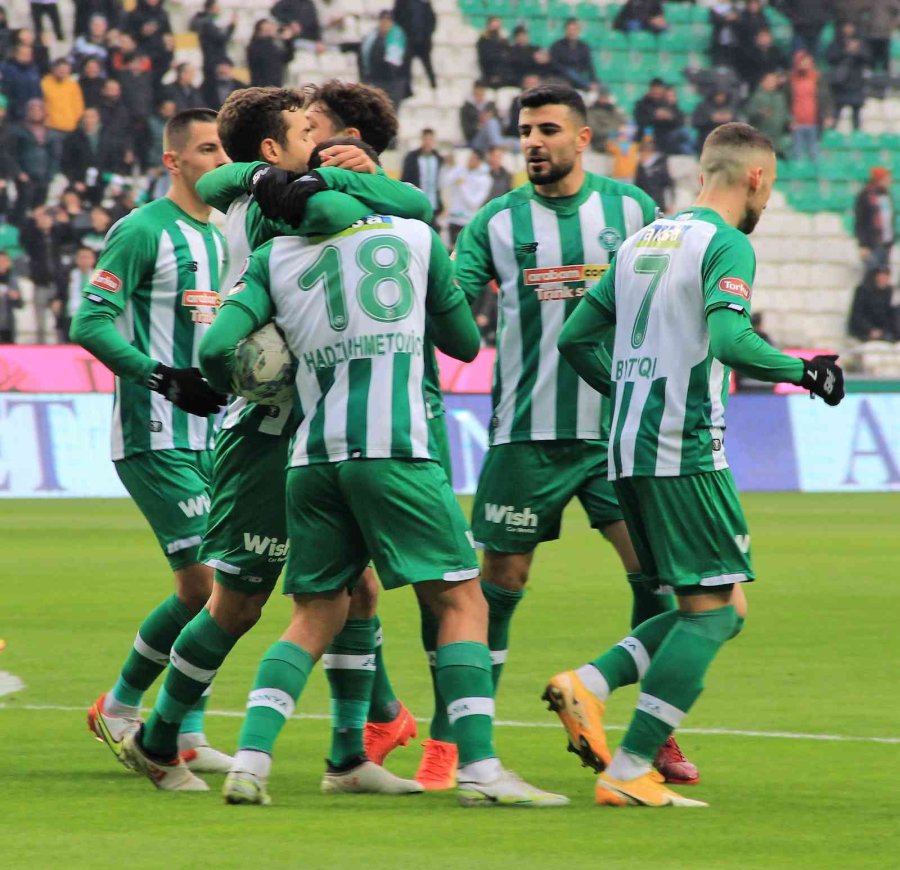 Spor Toto Süper Lig: Konyaspor: 1 - Alanyaspor: 0 (ilk Yarı)