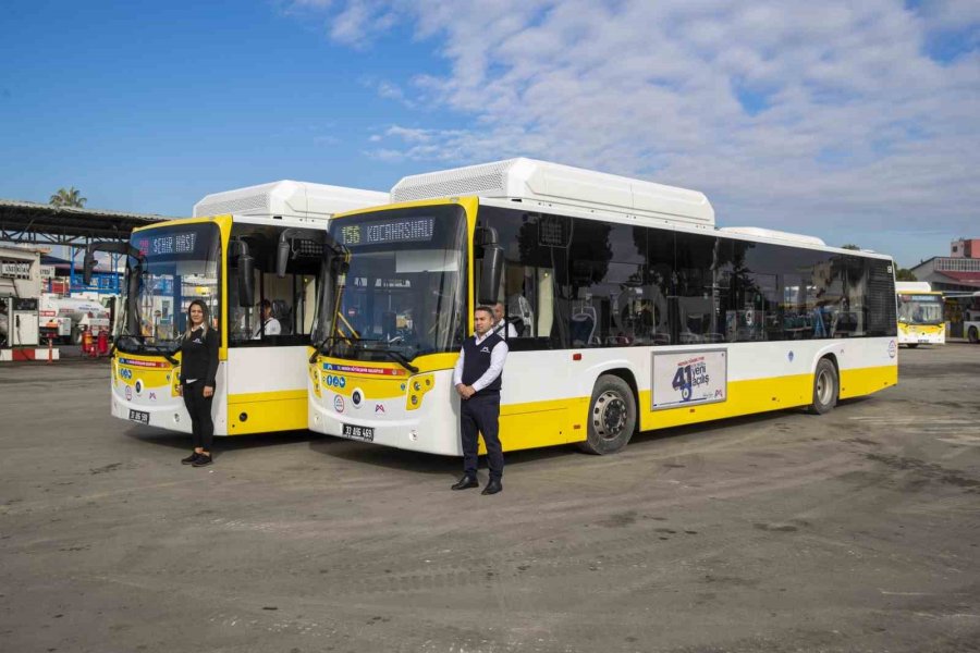 Mersin’de Toplu Taşıma Filosu Bir Yılda 41 Milyon Yolcu Taşıdı