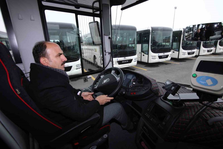 Konya Büyükşehir Otobüs Filosu 20 Yeni Otobüsle Daha Güçlendi