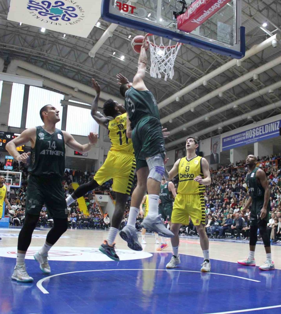 Basketbol Süper Ligi: Konyaspor: 61 - Fenerbahçe: 62