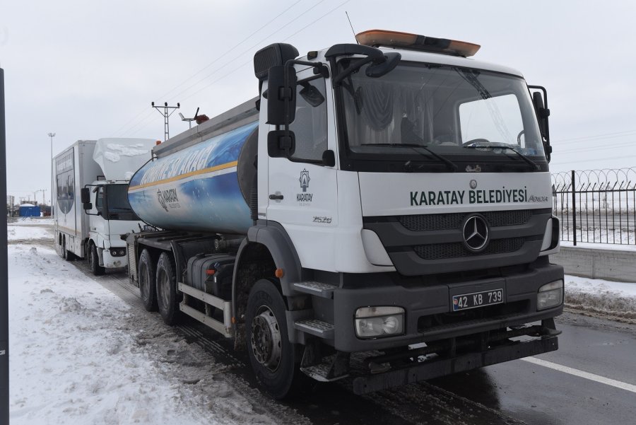 Karatay Belediyesi Deprem Bölgesine Destek İçin Seferber Oldu