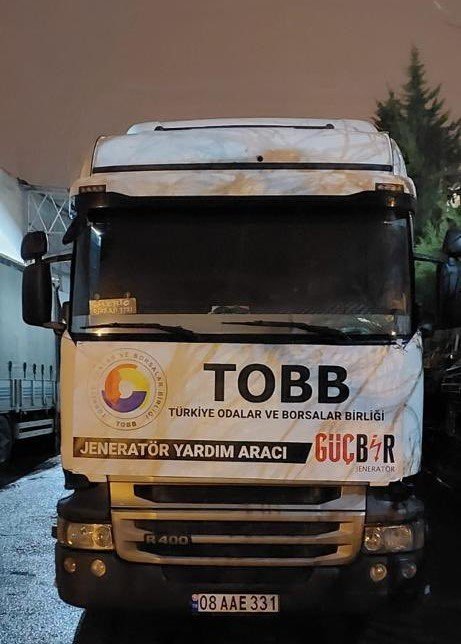 Tobb’dan Deprem Bölgelerine 146 Tır Yardım Malzemesi