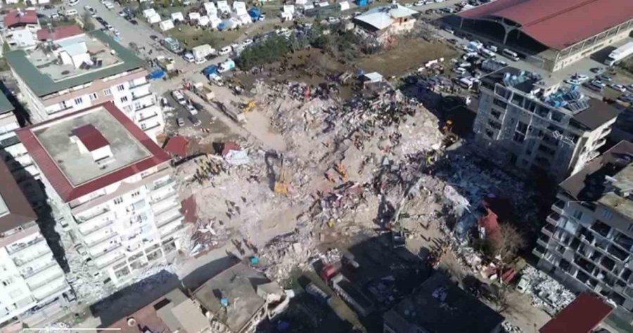 Gaziantep’te Çadır Kent Havadan Görüntülendi