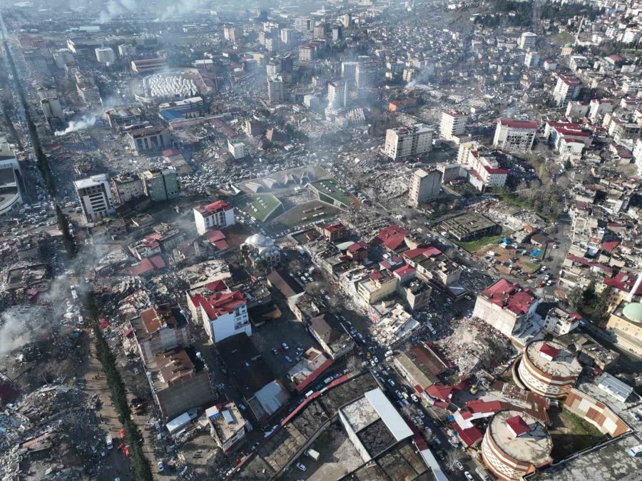 Kahramanmaraş’taki Yıkım Havadan Görüntülendi