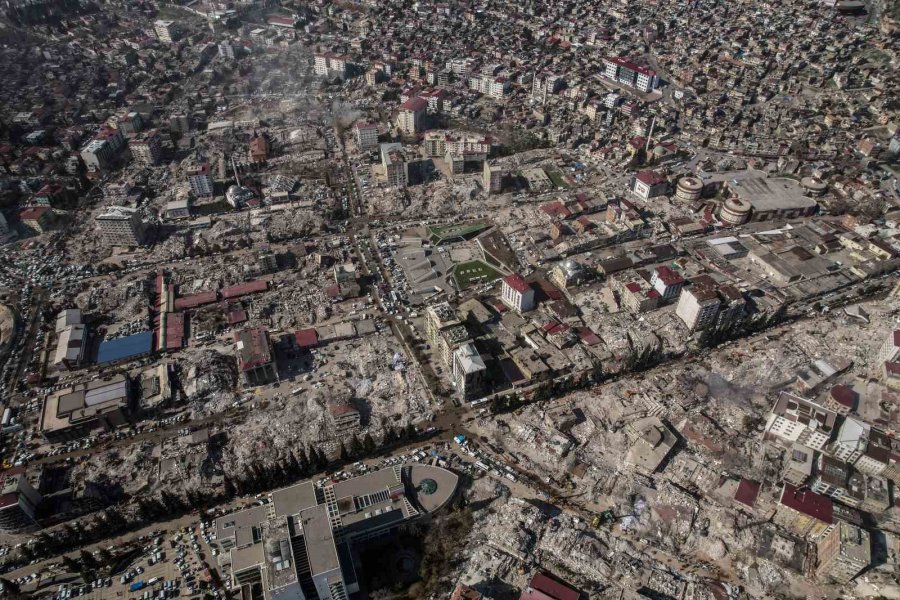 Kahramanmaraş’taki Büyük Yıkım Havadan Görüntülendi