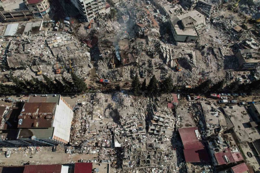 Kahramanmaraş’taki Büyük Yıkım Havadan Görüntülendi