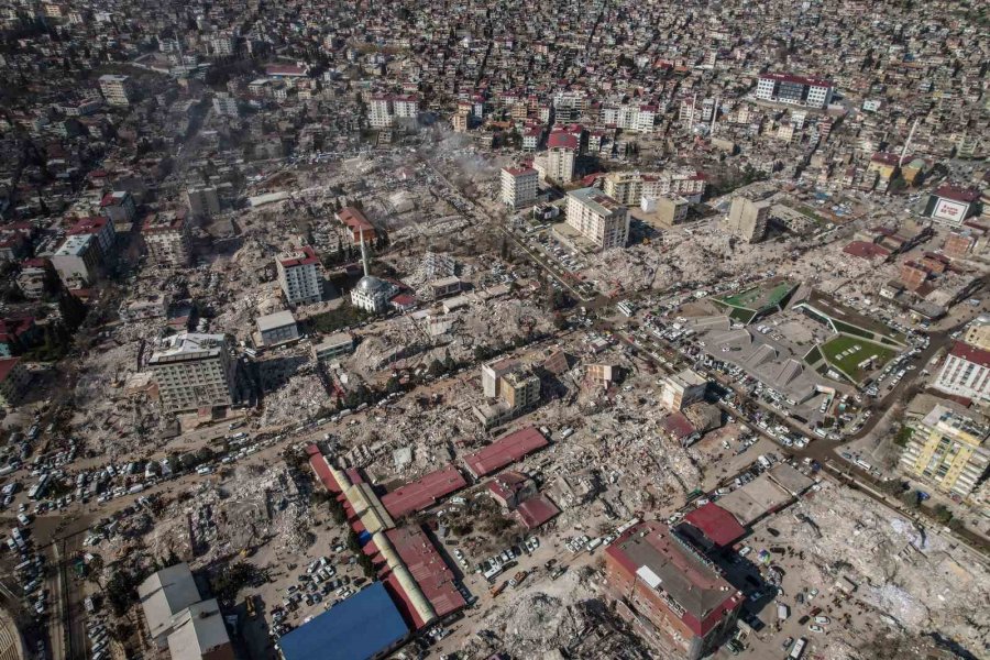 Kahramanmaraş’taki Büyük Yıkım Havadan Görüntülendi