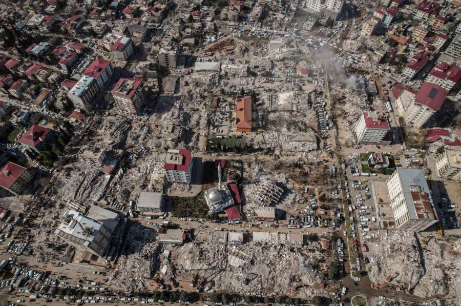 Kahramanmaraş’taki Büyük Yıkım Havadan Görüntülendi