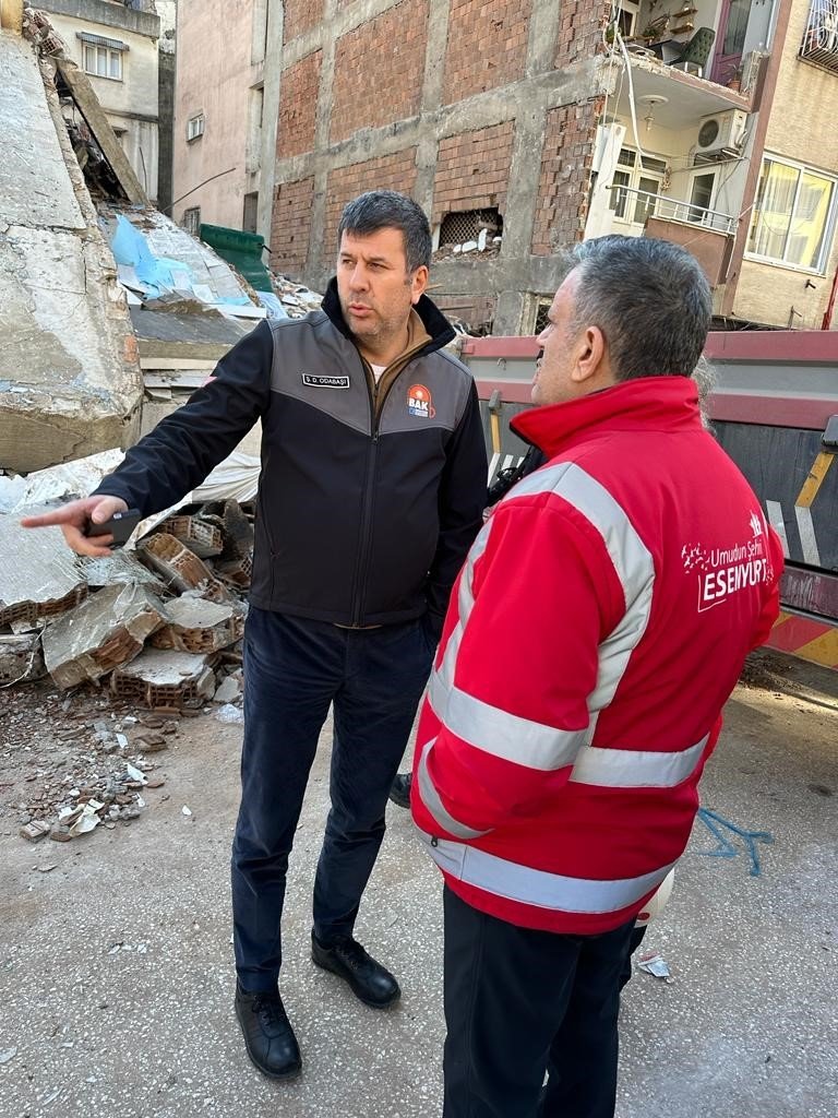 Kadıköy Belediye Başkanı Odabaşı Afet Bölgesinde