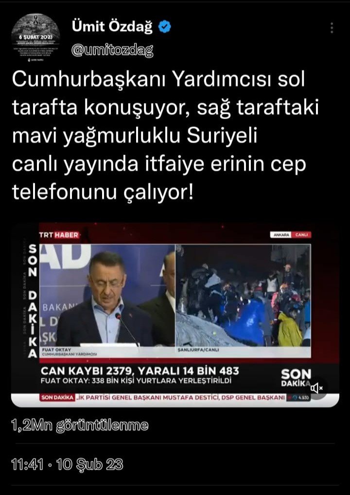 Ümit Özdağ’ın Suriyeli Hırsız Diye Paylaştığı Şanlıurfalı Konuştu