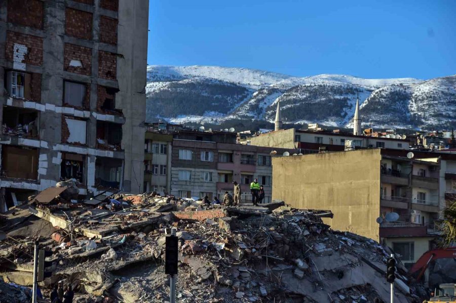 Ekiplerin Gece Gündüz Çalışmaları Havadan Dron İle Görüntülendi