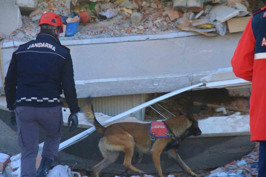 Tsk Arama-kurtarma Ekipleri, Enkaz Alanında Vatandaşların Bulunması İçin Yoğun Çaba Sarf Ediyor