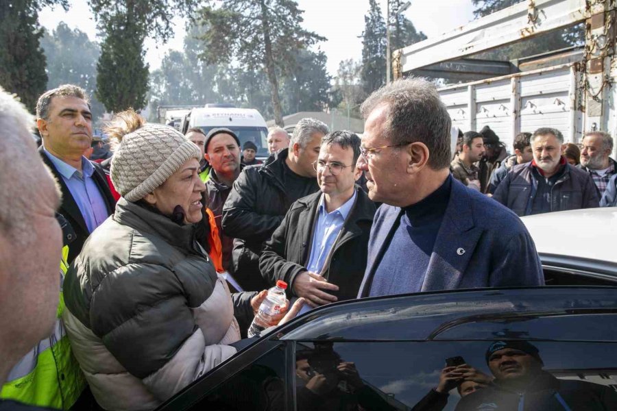 Seçer, Hatay’daki Deprem Bölgesinde İncelemelerde Bulundu