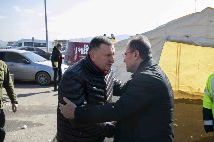 Seçer, Hatay’daki Deprem Bölgesinde İncelemelerde Bulundu