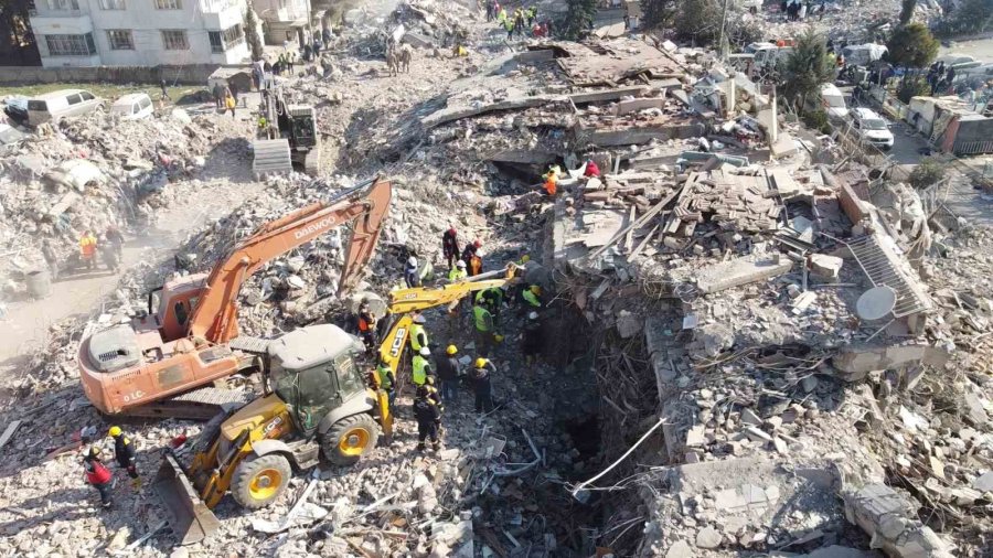 Adıyaman’daki Enkazların Dron Görüntüsü