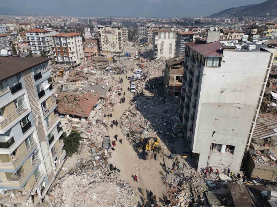 Depremin 6’ncı Gününde Hatay’daki Korkunç Yıkım Havadan Görüntülendi