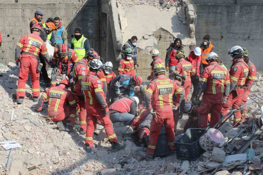 Kahramanmaraş’ta Depremin 7. Gününde Arama Kurtarma Çalışmaları Devam Ediyor