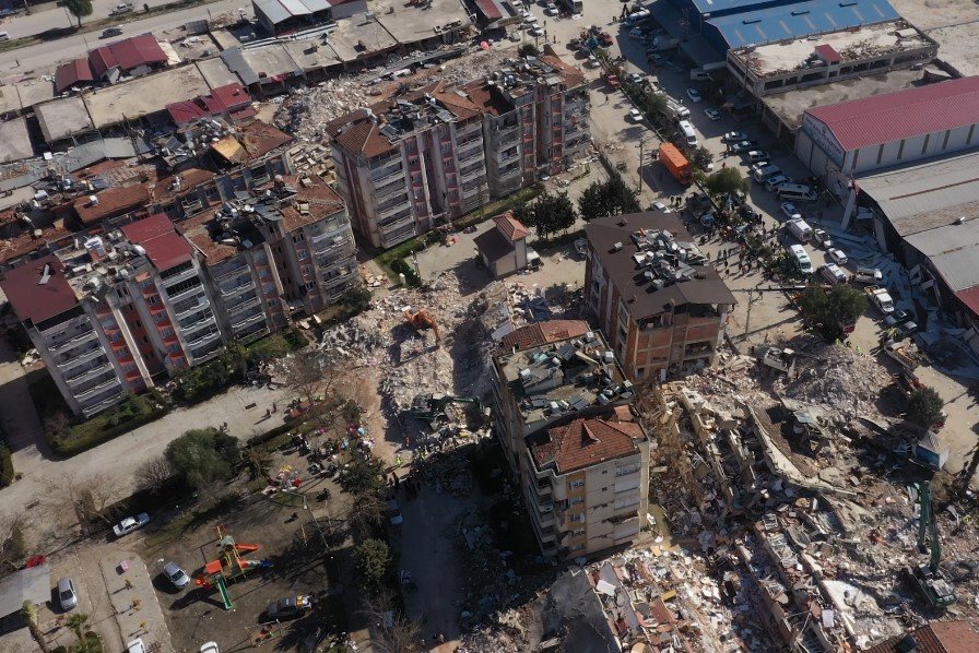 Hatay’daki Yıkım Havadan Görüntülendi