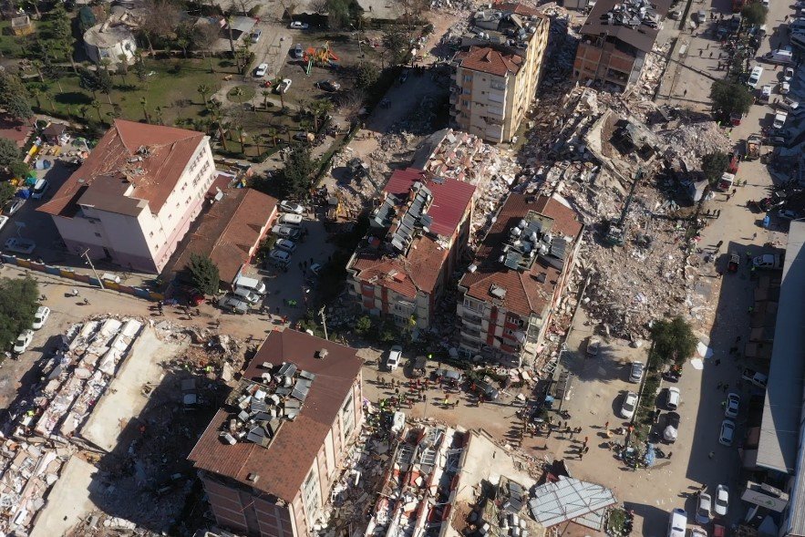 Hatay’daki Yıkım Havadan Görüntülendi