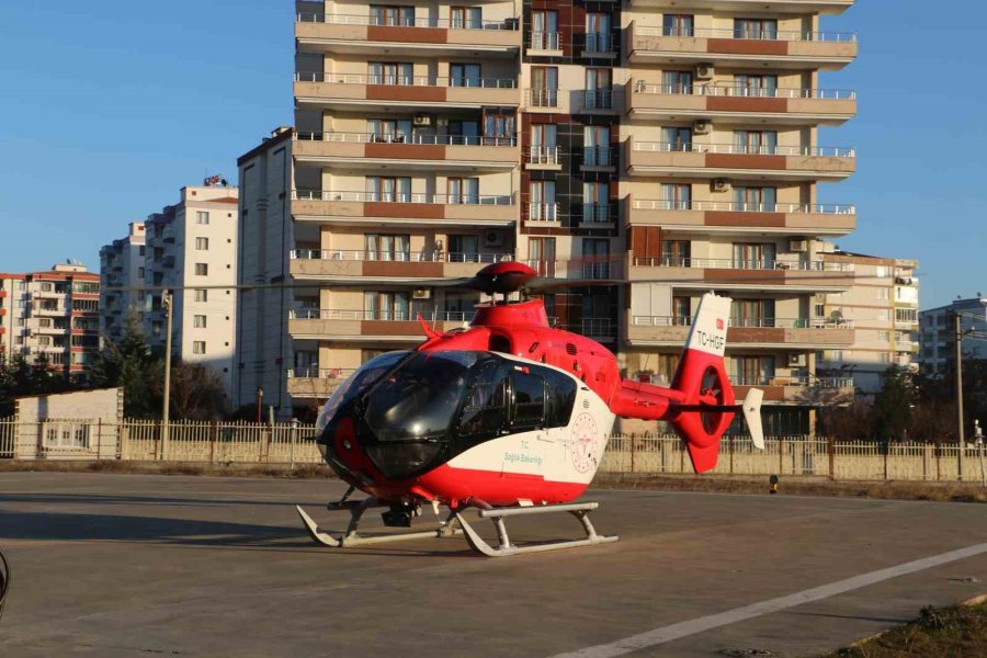 198 Saat Sonra Kurtarılmıştı, Diyarbakır’a Helikopterle Sevk Edildi